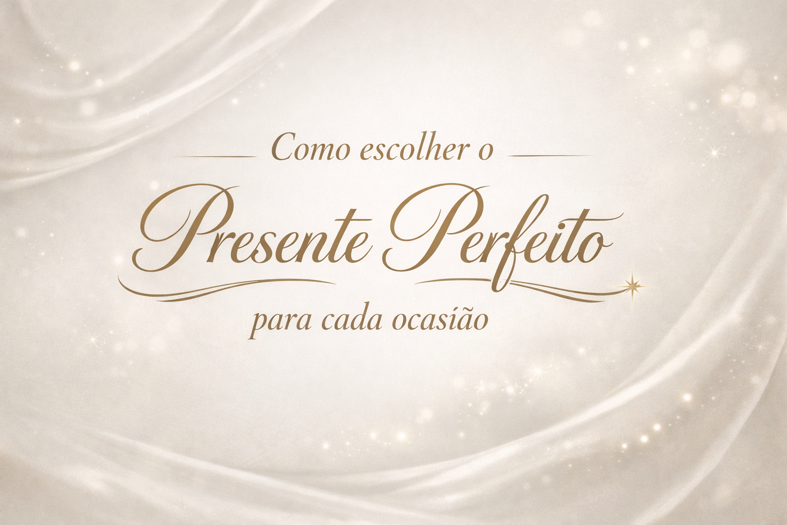 Como escolher o presente perfeito para cada ocasião