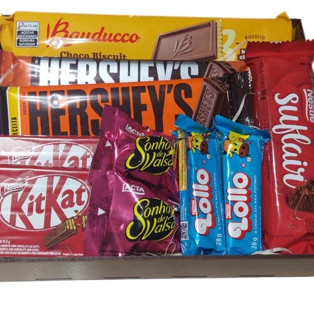 Box de Madeira Magia de Chocolates - vista alternativa