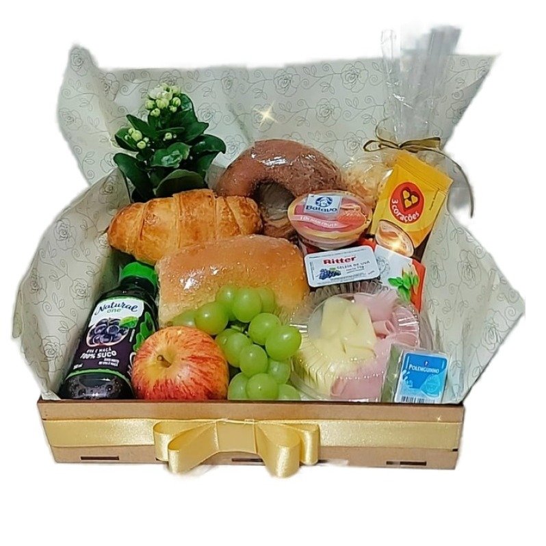 Cesta de Café da Manhã Deliciosa Premium - vista alternativa