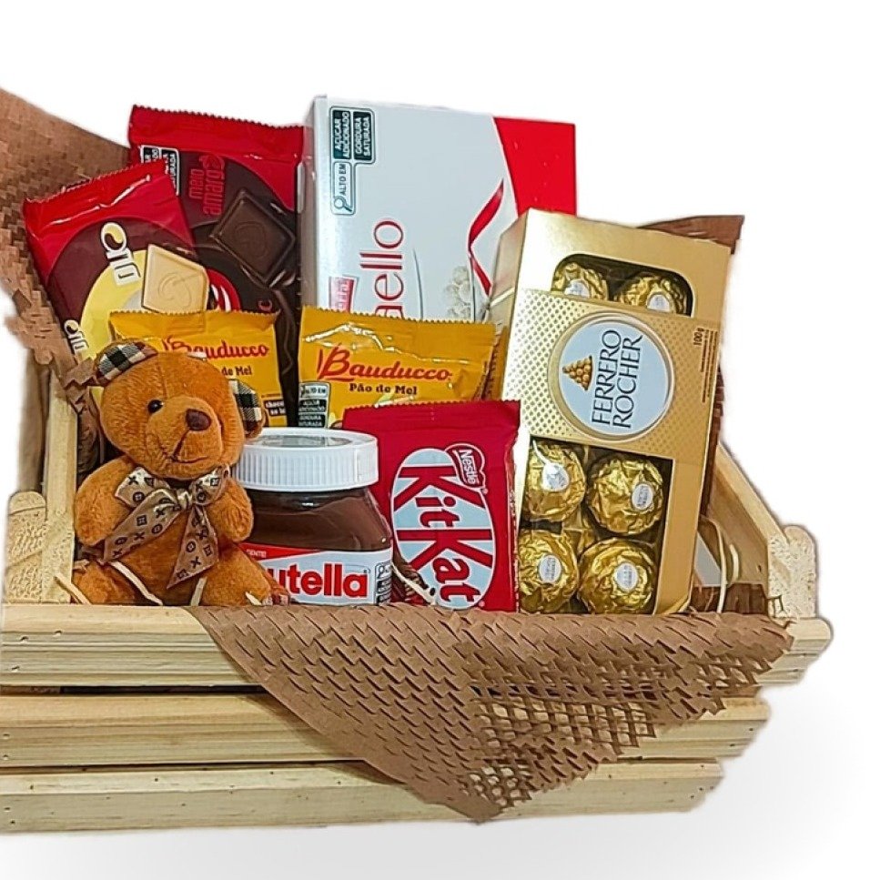 Cesta com Chocolates e Pelúcia Você é Especial - foto 4