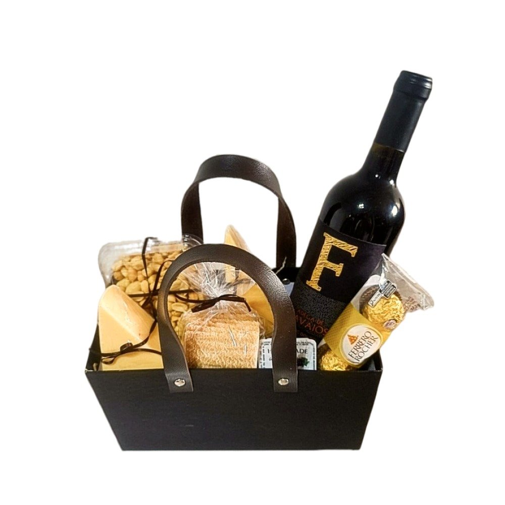 Cesta Premium Queijos, Ferrero e Vinho - foto 3