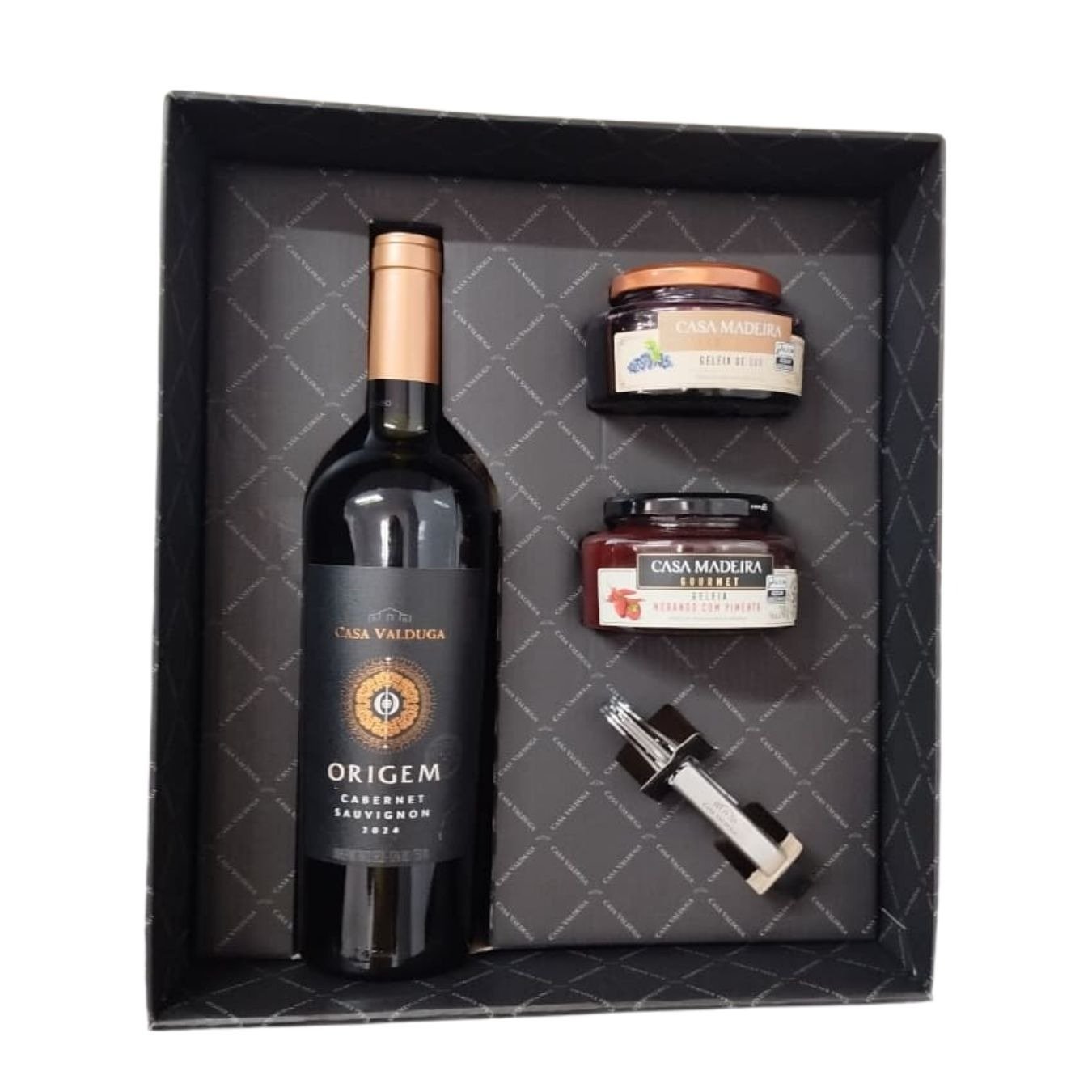 Kit Vinho Tinto e Duas Geleias - vista alternativa